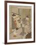 Returning Sails of the Towel Rack (Tenugui-Kake No Kihan), C.1766-Suzuki Harunobu-Framed Giclee Print