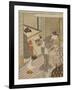 Returning Sails of the Towel Rack (Tenugui-Kake No Kihan), C.1766-Suzuki Harunobu-Framed Giclee Print