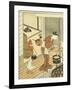 Returning Sails of the Towel Rack-Suzuki Harunobu-Framed Giclee Print