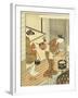 Returning Sails of the Towel Rack-Suzuki Harunobu-Framed Giclee Print