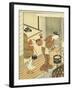 Returning Sails of the Towel Rack-Suzuki Harunobu-Framed Giclee Print