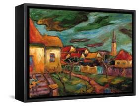 Returning To My Childhood-Marta Martonfi-Benke-Framed Stretched Canvas