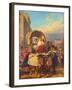 Returning to the Pau Market, 1860-Eugene Deveria-Framed Giclee Print