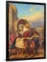 Returning to the Pau Market, 1860-Eugene Deveria-Framed Giclee Print