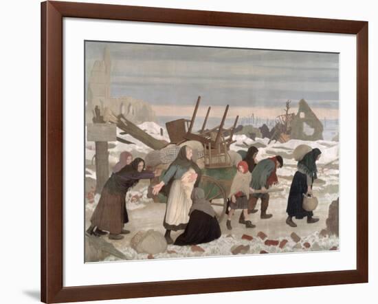 Returning to the Reconquered Land, c.1918-Sir George Clausen-Framed Giclee Print