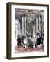 Reunion at the Mansion, 1849-Adolph Menzel-Framed Giclee Print