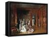 Reunion D'Elegantes-Johann Hamza-Framed Stretched Canvas