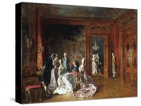 Reunion D'Elegantes-Johann Hamza-Stretched Canvas