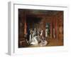 Reunion D'Elegantes-Johann Hamza-Framed Giclee Print