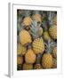 Reunion Island, St-Paul, Seafront Market, Pineapples-Walter Bibikow-Framed Photographic Print