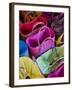 Reunion-made bags for sale, Covered Market, St-Paul, Reunion Island, France-Walter Bibikow-Framed Photographic Print
