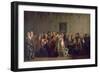 Reunion of Artists in the Studio of Isabey, 1798-Louis Leopold Boilly-Framed Giclee Print