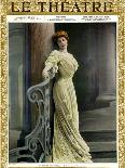 Dress Designed by Madeleine Vionnet (1876-1975) (B/W Photo)-Reutlinger Studio-Framed Giclee Print