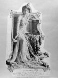 Dress Designed by Madeleine Vionnet (1876-1975) (B/W Photo)-Reutlinger Studio-Stretched Canvas