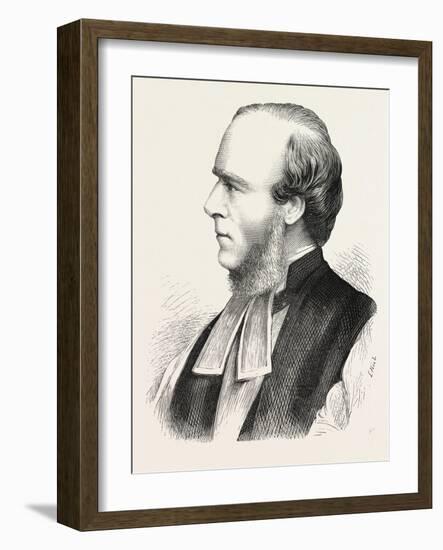 Rev. Dr. Moorhouse, New Bishop of Melbourne, Australia, 1876-null-Framed Giclee Print