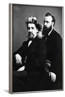 Rev Francis Ward Monck and William Oxley, Spiritualists-null-Framed Photographic Print