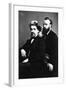 Rev Francis Ward Monck and William Oxley, Spiritualists-null-Framed Photographic Print
