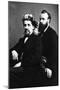 Rev Francis Ward Monck and William Oxley, Spiritualists-null-Mounted Photographic Print