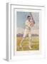 Rev Frank Hay Gillingham English Cricketer in Action-Spy (Leslie M. Ward)-Framed Art Print