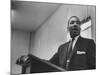 Rev. Martin Luther King Jr. Addressing a Protest Meeting-null-Mounted Premium Photographic Print