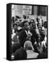 Rev. Martin Luther King, Jr. Leading Negro Demonstration for Strong Civil Rights-Francis Miller-Framed Stretched Canvas