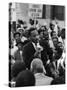 Rev. Martin Luther King, Jr. Leading Negro Demonstration for Strong Civil Rights-Francis Miller-Stretched Canvas