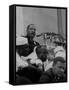 Rev. Martin Luther King Jr. Speaking During a Civil Rights Rally-Francis Miller-Framed Stretched Canvas