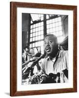 Rev. Ralph Abernathy, Leader of the 'Poor Peoples Campaign' Held a Press Conference from Jail-null-Framed Photo