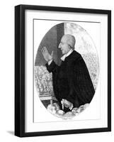 Rev Rowland Hill (Kay)-John Kay-Framed Art Print