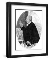 Rev Rowland Hill (Kay)-John Kay-Framed Art Print