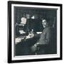 'Rev. Sylvester Horne, B.A., In His Study', 1901-Unknown-Framed Photographic Print