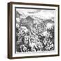 Rev War, Battle Novi 1799-Ludwig Burger-Framed Art Print