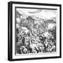 Rev War, Battle Novi 1799-Ludwig Burger-Framed Art Print