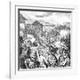 Rev War, Battle Novi 1799-Ludwig Burger-Framed Art Print