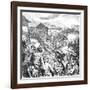 Rev War, Battle Novi 1799-Ludwig Burger-Framed Art Print