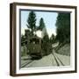 Revard Railway, a Trench, Aix-Les-Bains (Savoy, France), around 1900-Leon, Levy et Fils-Framed Premium Photographic Print