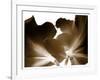 Reveal on White I-null-Framed Art Print