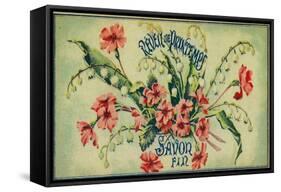 Reveil De Printemps Soap Label - Paris, France-Lantern Press-Framed Stretched Canvas