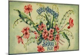 Reveil De Printemps Soap Label - Paris, France-Lantern Press-Mounted Art Print