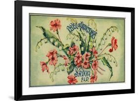 Reveil De Printemps Soap Label - Paris, France-Lantern Press-Framed Premium Giclee Print