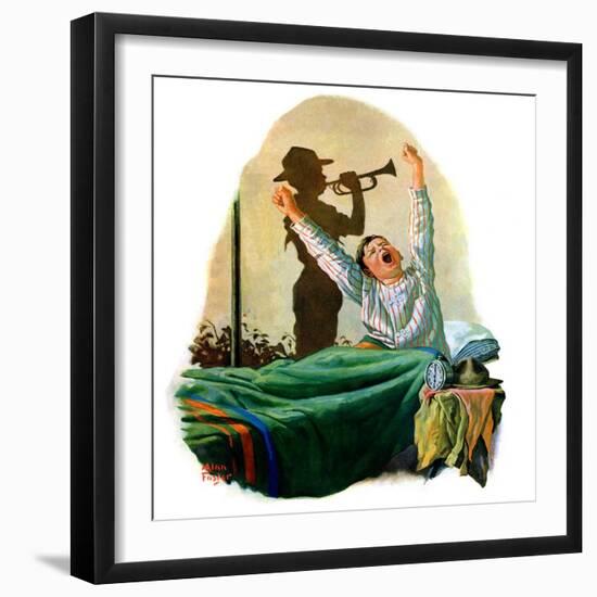 "Reveille,"August 15, 1931-Alan Foster-Framed Giclee Print