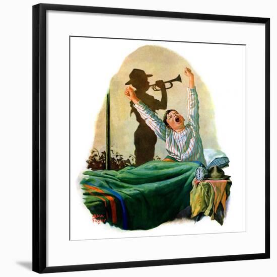 "Reveille,"August 15, 1931-Alan Foster-Framed Giclee Print