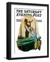 "Reveille," Saturday Evening Post Cover, August 15, 1931-Alan Foster-Framed Giclee Print