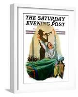 "Reveille," Saturday Evening Post Cover, August 15, 1931-Alan Foster-Framed Giclee Print