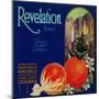 Revelation Orange Label - Naranjo, CA-Lantern Press-Mounted Art Print