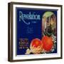 Revelation Orange Label - Naranjo, CA-Lantern Press-Framed Art Print