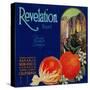 Revelation Orange Label - Naranjo, CA-Lantern Press-Stretched Canvas