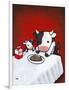 Revenge Is a Dish (Cow)-Luke Chueh-Framed Premium Giclee Print