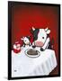 Revenge Is a Dish (Cow)-Luke Chueh-Framed Premium Giclee Print