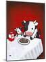 Revenge Is a Dish (Cow)-Luke Chueh-Mounted Art Print